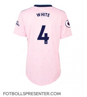 Arsenal Benjamin White #4 Tredje Matchtröja Dam 2022-23 Kortärmad